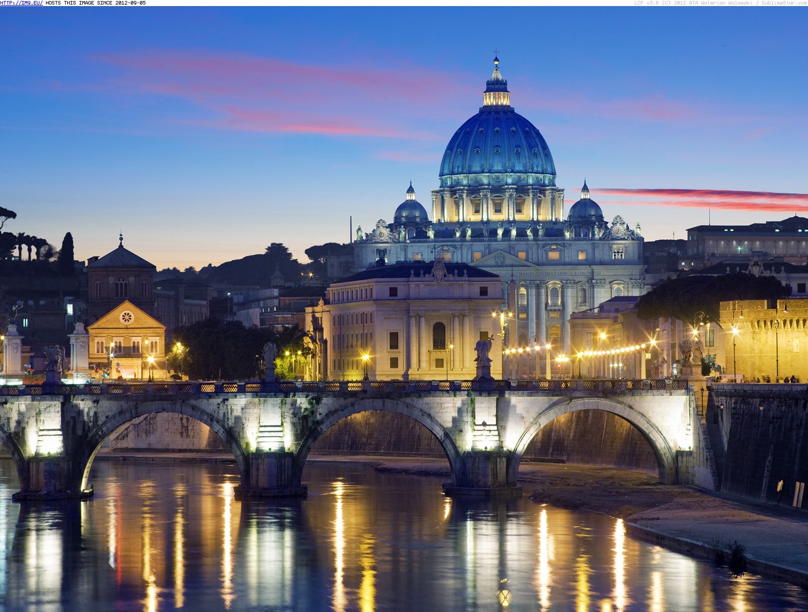 St. Peter's Basilica, Tiber River, Vatican City (in Beautiful photos and wallpapers)