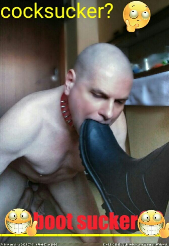 submissive cock boot sucker (in Instant Upload)