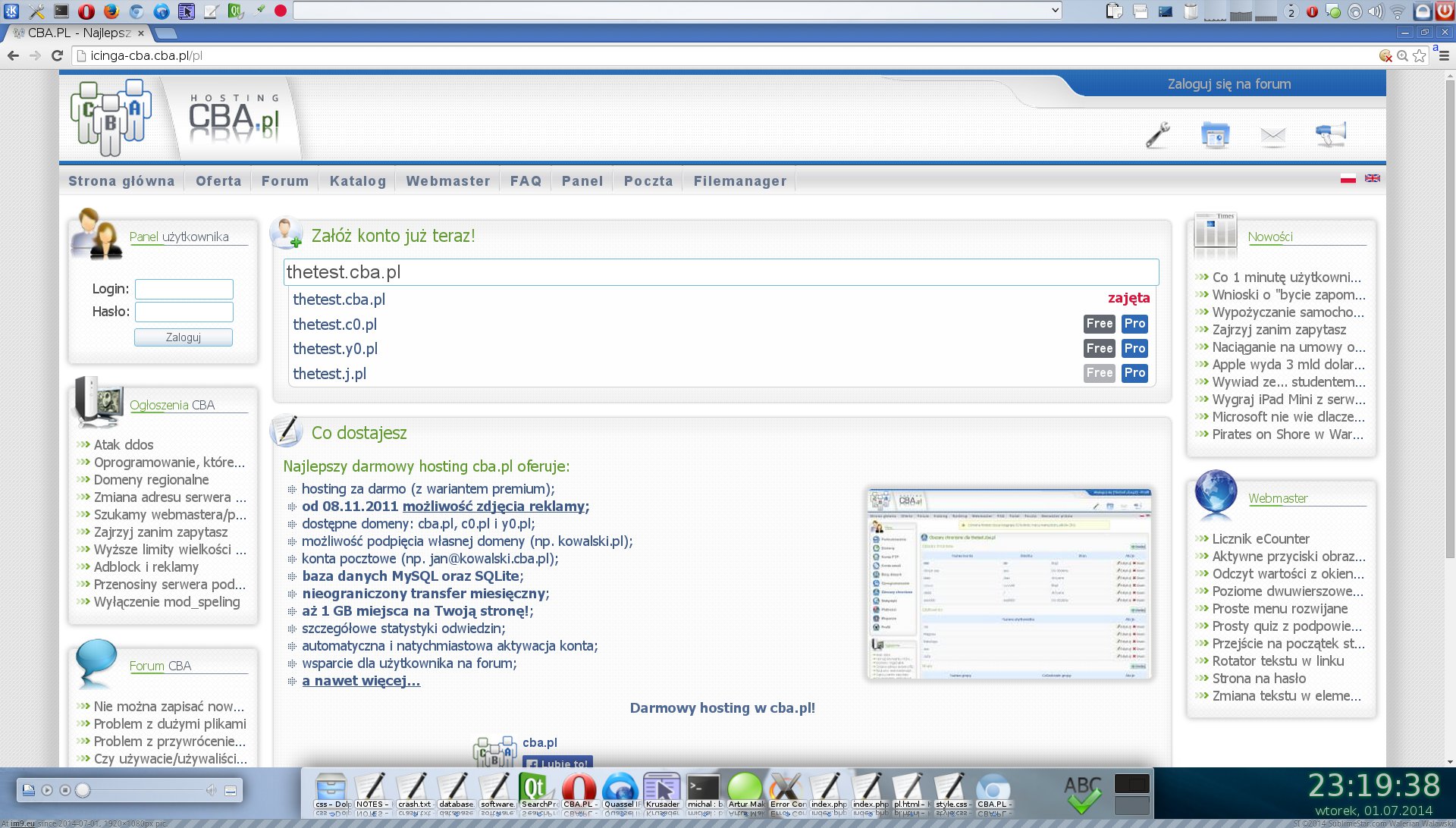 #Sz2051 SZ2051 Pic. (Image of album KDE PasteBin))