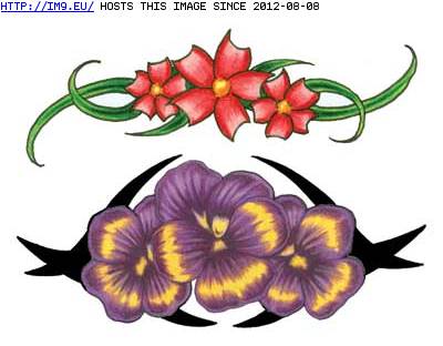 Tattoo Design: 3x4_54 (in Flower Tattoos)