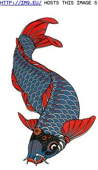 Tattoo Design: asian_carp_fish_temporary_tattoo (in Misc. Animal Tattoos)