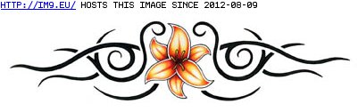 Tattoo Design: band_tribal_passion_flower_band_scale (in Tribal Tattoos)