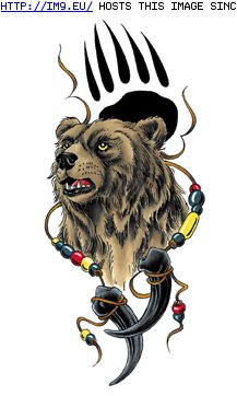 Tattoo Design: bearclaw (in Misc. Animal Tattoos)