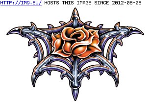 Tattoo Design: BIGTCroseweb (in Rose Tattoos)