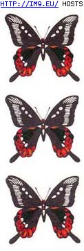 Tattoo Design: black_3 (in Butterfly Tattoos)