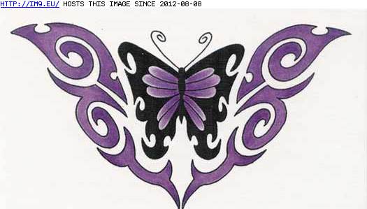 Tattoo Design: CEIppl-tribal-bfly (in Butterfly Tattoos)