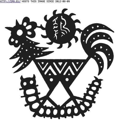 Tattoo Design: chicken (in Tribal Tattoos)