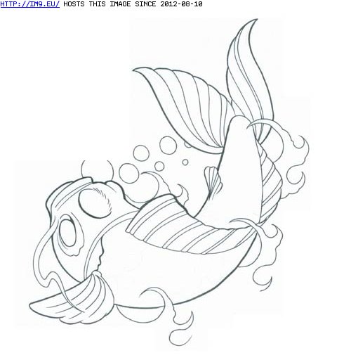 Tattoo Design: coy_fish7 (in Fish Tattoos)