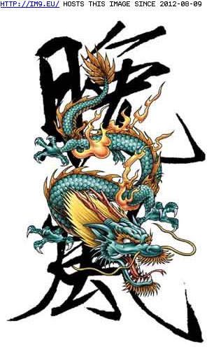 Tattoo Design: DR806 (in Dragon Tattoos)