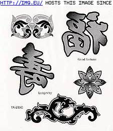 Tattoo Design: EI203C (in Chinese Tattoos)