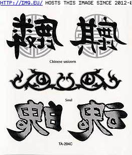 Tattoo Design: EI204C (in Chinese Tattoos)