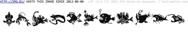 Tattoo Design: evil_fish_band (in Lower Back Tattoos)