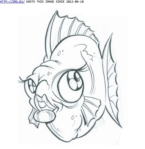 Tattoo Design: flat_fish (in Fish Tattoos)