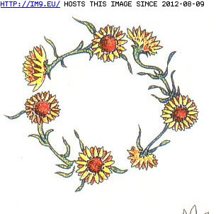 Tattoo Design: flower_ring8 (in Belly Button Tattoos)