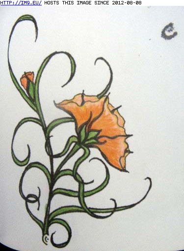 Tattoo Design: flower (in Tattoo Flash)