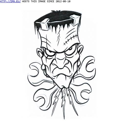 Tattoo Design: frank-wrench (in Monster Tattoos)