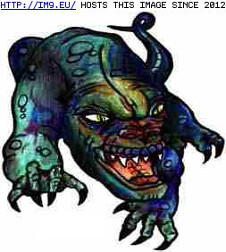 Tattoo Design: Gillamnstr048 (in Monster Tattoos)