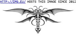 Tattoo Design: gothic_moth_med_scale (in Insects Tattoos)