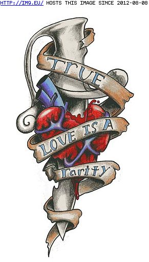 Tattoo Design: heart_with_dagger (in Tattoo Flash)