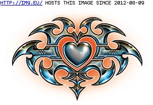 Tattoo Design: heart (in Tribal Tattoos)