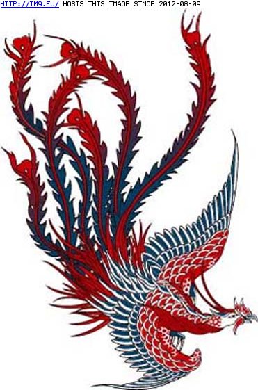 Tattoo Design: phoenix_2 (in Birds Tattoos)
