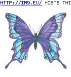Tattoo Design: purple_butterfly (in Butterfly Tattoos)