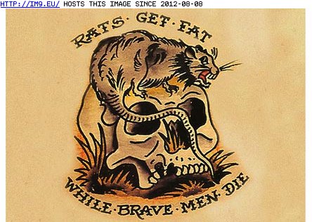 Tattoo Design: rats_get_fat (in Tattoo Flash)