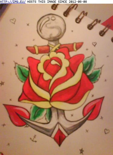 Tattoo Design: rose_anchor (in Tattoo Flash)