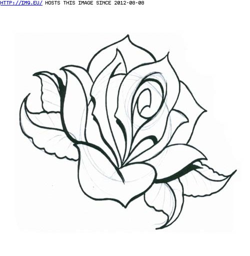 Tattoo Design: rose2 (in Rose Tattoos)