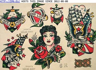 #Design #Sailor #Jerry6 #Tattoo Tattoo Design: sailor_jerry6 Pic. (Image of album Tattoo Flash))