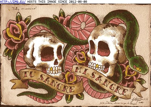 Tattoo Design: skull_flash7 (in Tattoo Flash)