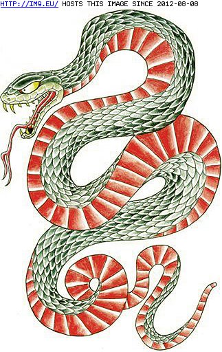 Tattoo Design: snake2 (in Tattoo Flash)