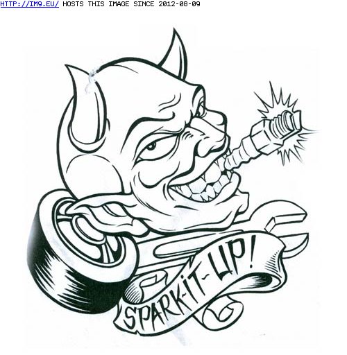 Tattoo Design: spark_it_up_devil (in Devil Tattoos)
