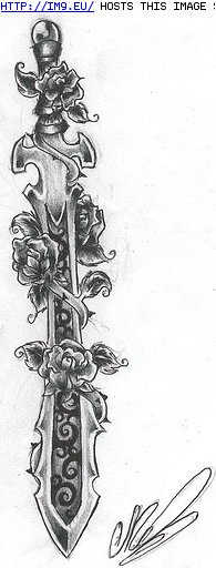 Tattoo Design: sword3 (in Tattoo Flash)