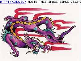 Tattoo Design: TJKVD-purple-dotted (in Dragon Tattoos)