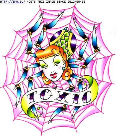 Tattoo Design: toxic (in Tattoo Flash)