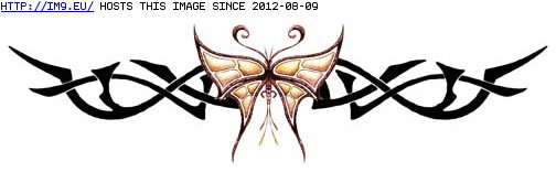 Tattoo Design: tribal_butterfly_band_scale (in Tribal Tattoos)