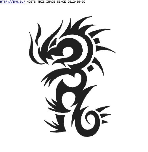 Tattoo Design: tribal-dragon (in Dragon Tattoos)