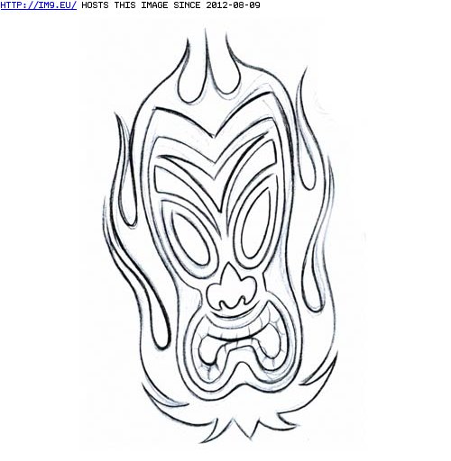 Tattoo Design: tribal_mask3 (in Tribal Tattoos)