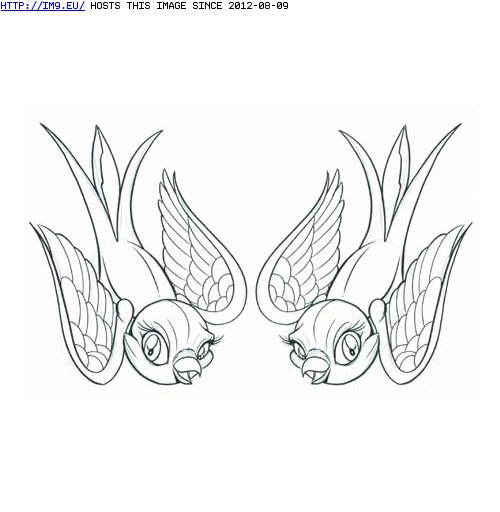 Tattoo Design: two_birds3 (in Birds Tattoos)