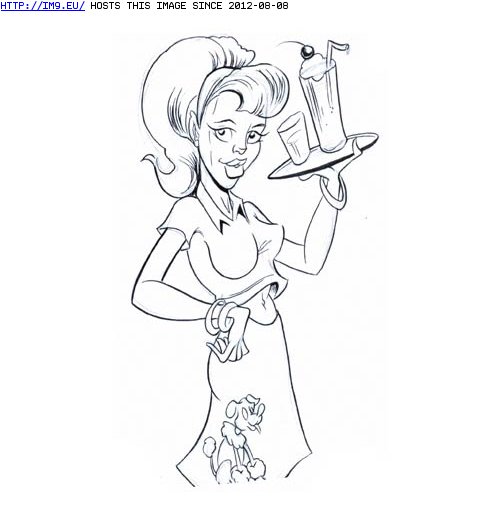 Tattoo Design: waitress (in Women Tattoos)