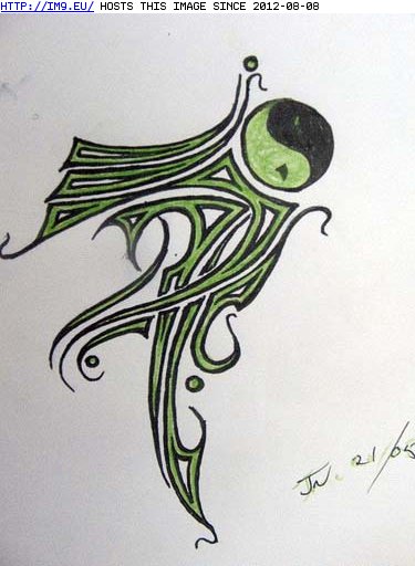 Tattoo Design: ying_yang (in Tattoo Flash)