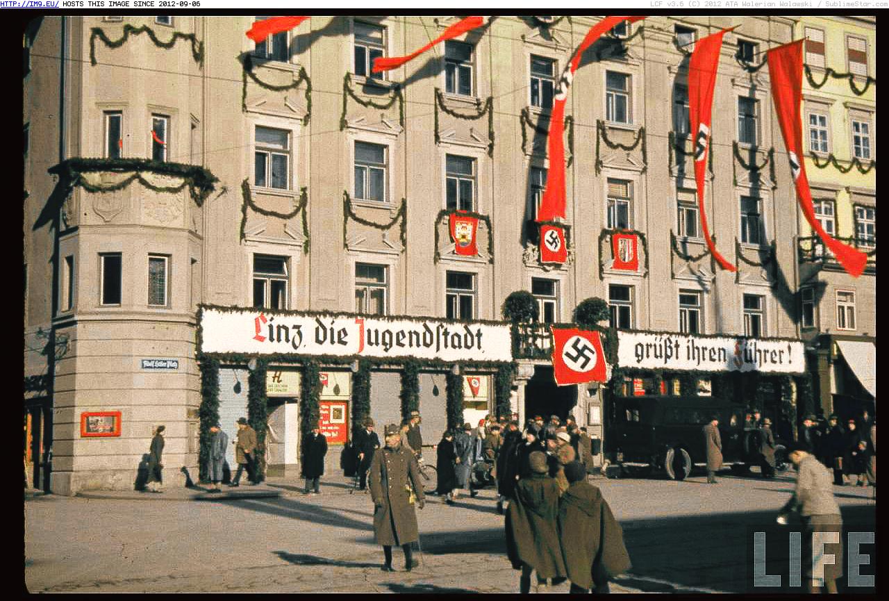 The Austrian Election Campaign At Linz 1938 (in Historical photos of nazi Germany)