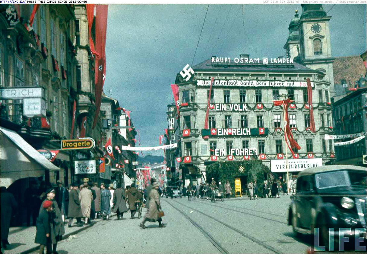 The Austrian Election Campaign In Linz 1938I (in Historical photos of nazi Germany)