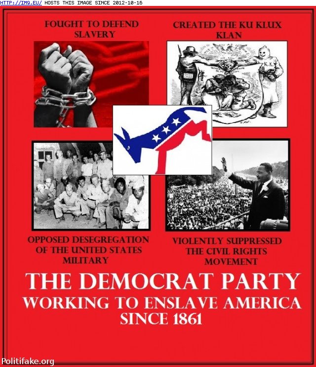 The Democrat Party Democrats Slavery (in Obamarama)
