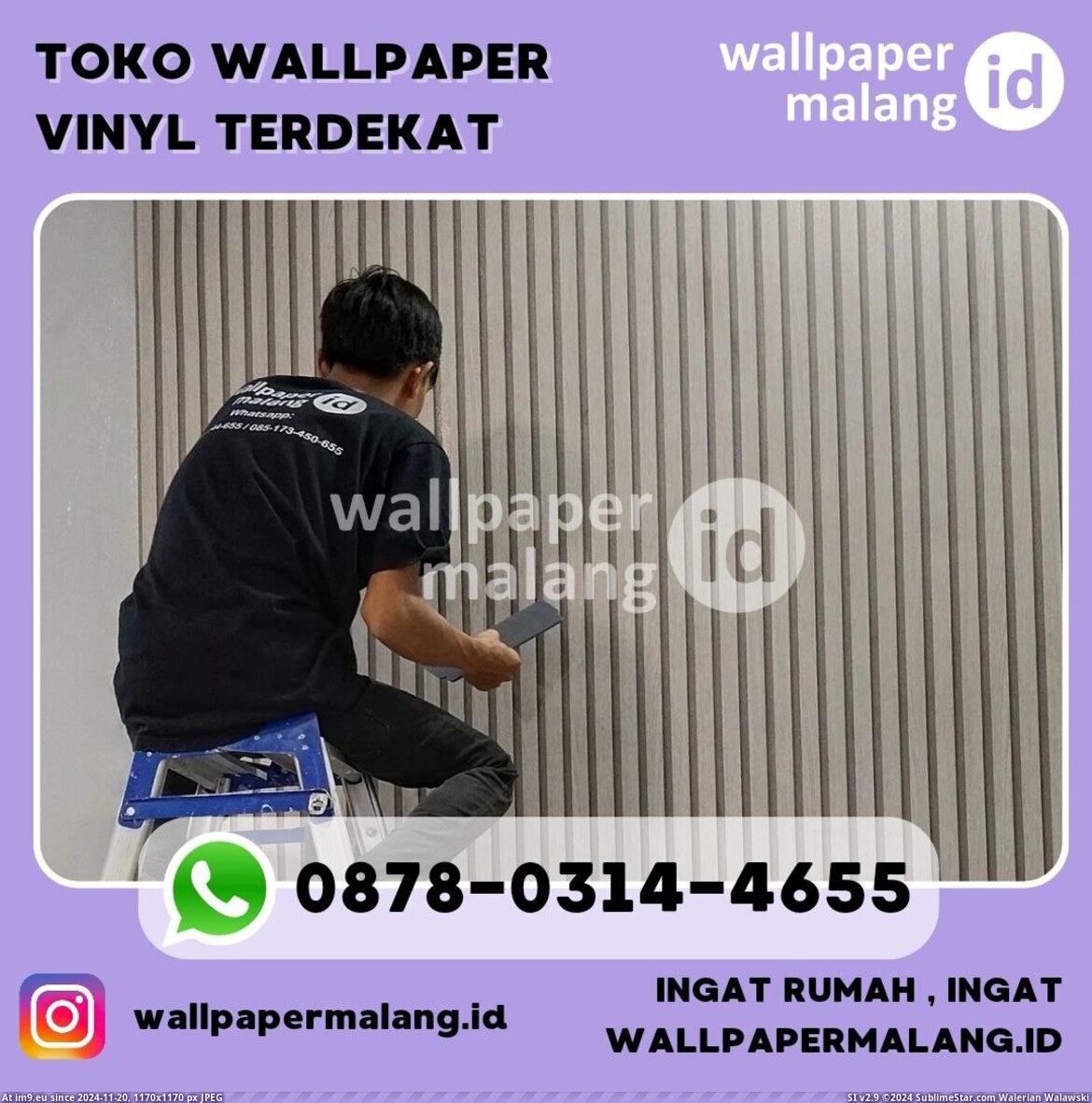 #Wallpaper #Upload #Toko #Vinyl #Terdekat TOKO WALLPAPER VINYL TERDEKAT Pic. (Obraz z album Instant Upload))