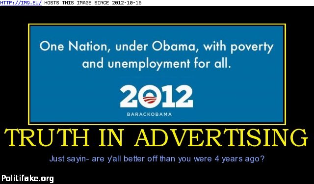 Truth In Advertising Obamocracy (in Obamarama)