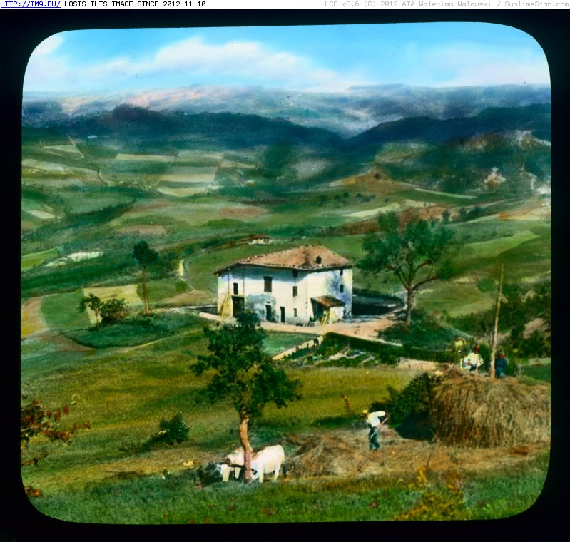 Tuscany - farm in the Apennines (1919-1938).2817 (in Branson DeCou Stock Images)