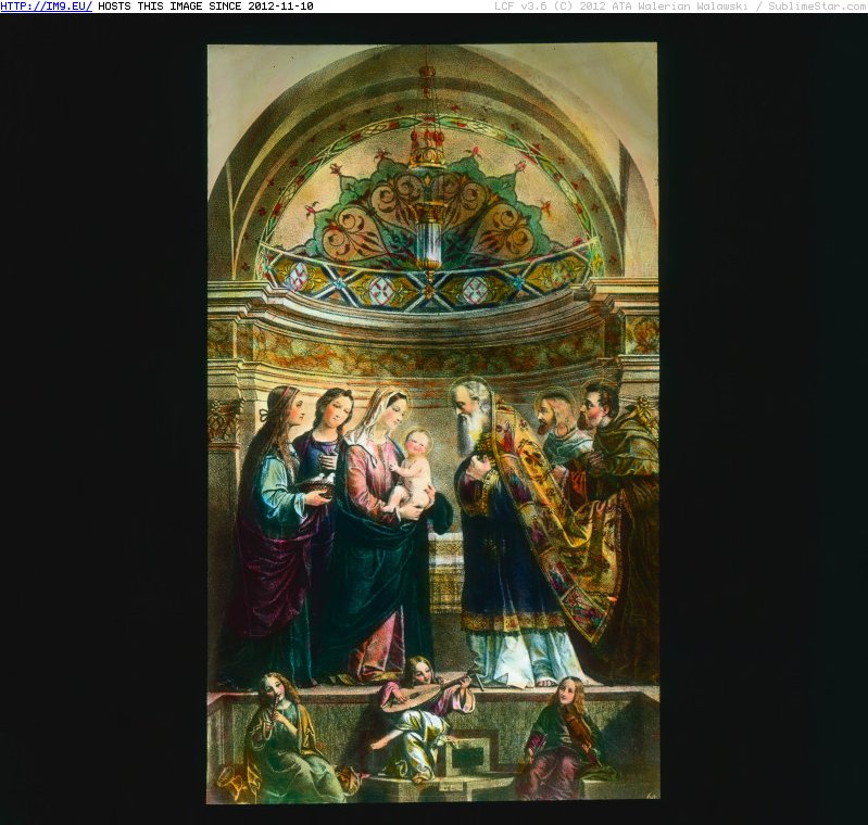 Venice. Galleria dell'Accademia - Carpaccio's `Presentation of Christ at the Temple` (1919-1938).3604 (in Branson DeCou Stock Images)