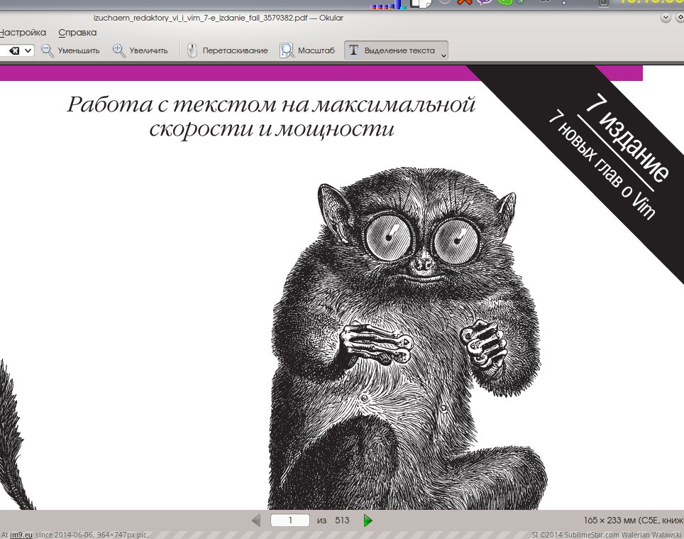 #Book #Vim vim_book Pic. (Imagen de album KDE PasteBin))